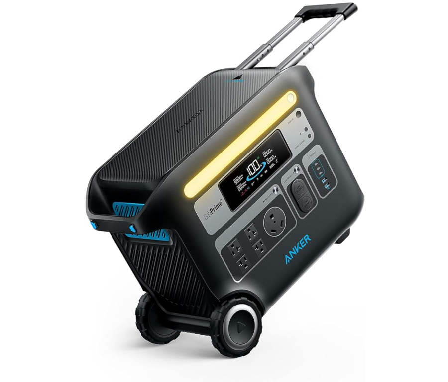 (Check stock before purchase).   Anker SOLIX F2000 Portable Power Station, PowerHouse 767, 2400W Solar Generator, GaNPrime Battery Generators for Home Use, LiFePO4 Power Station for Outdoor Camping, and RVs